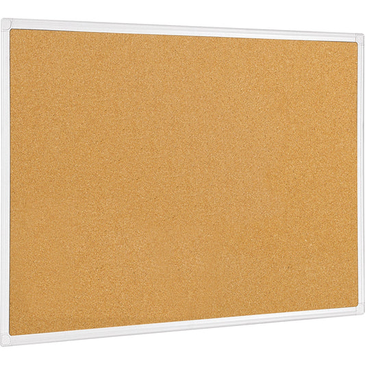 Bi-office Pinnwand Maya 120 x 90 cm (B x H) Maße der Oberfläche: 116 x 86 cm (B x H) Kork Material des Rahmens: Aluminium naturell
