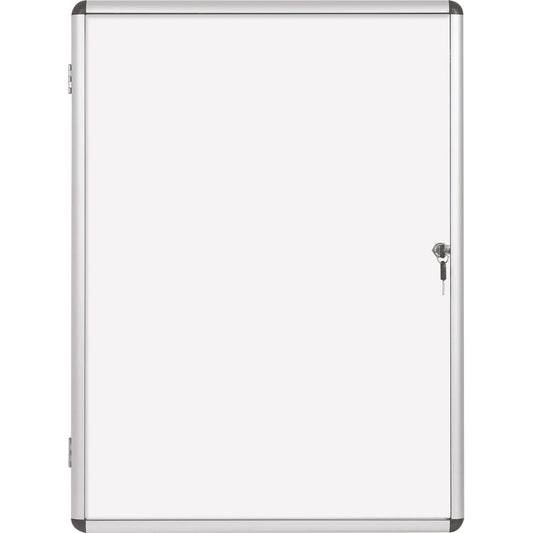 Bi-office Schaukasten Earth Enclore Innenbereich 94 x 128,8 x 3,5 cm (B x H x T) 16 x DIN A4 mit Schloss Aluminium, recycelt alu