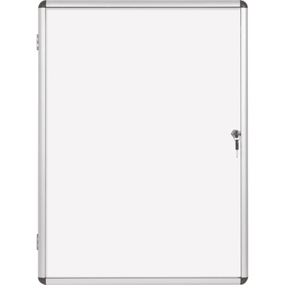Bi-office Schaukasten Earth Enclore Innenbereich 72 x 98,1 x 3,5 cm (B x H x T) 9 x DIN A4 mit Schloss Aluminium, recycelt alu