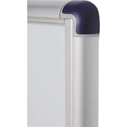 Bi-office Schaukasten Enclore Budget Innenbereich 35,7 x 49 x 3,5 cm (B x H x T) 2 x DIN A4 mit Schloss Aluminium alu
