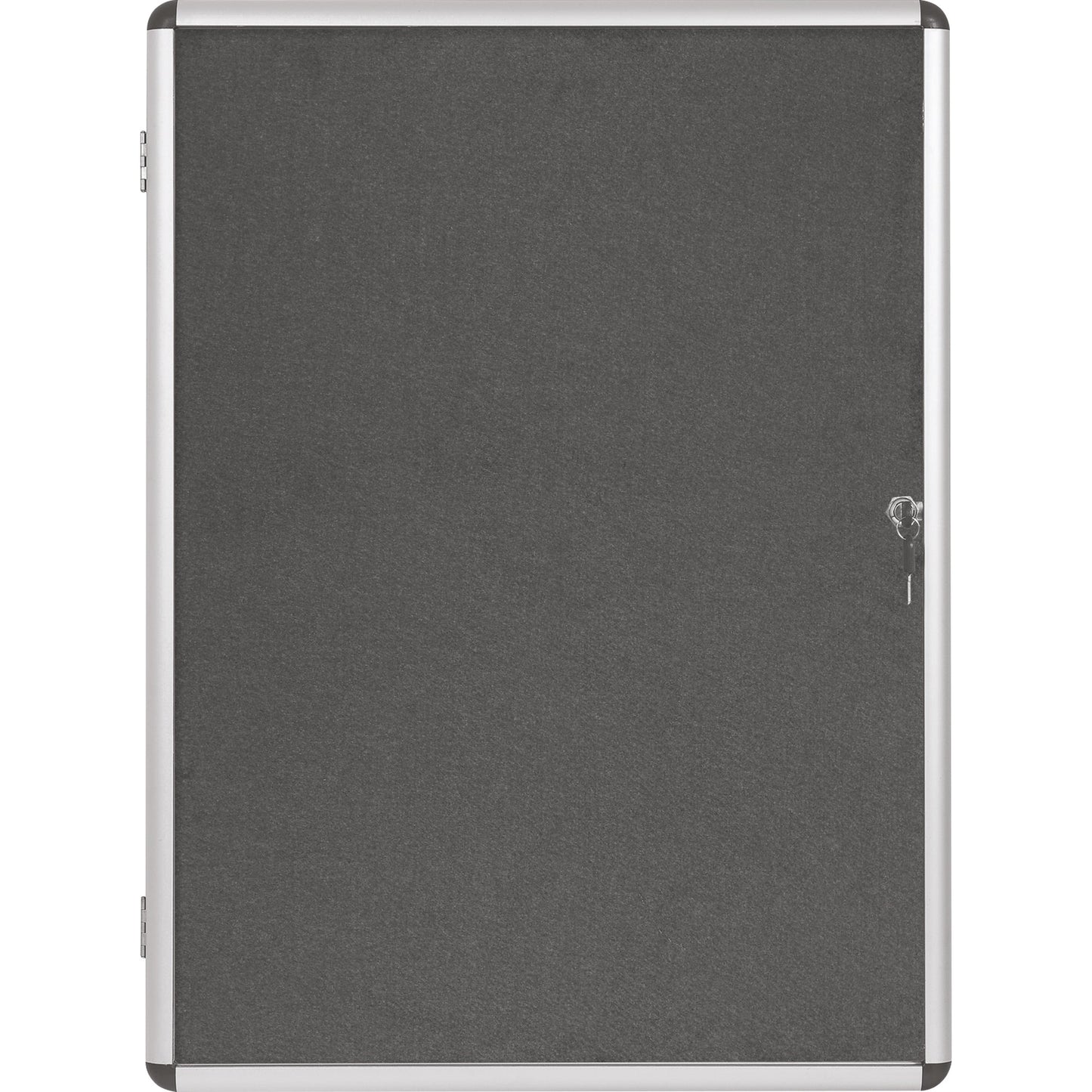 Bi-office Schaukasten Enclore Innenbereich 94 x 128,8 x 3,5 cm (B x H x T) 16 x DIN A4 mit Schloss Aluminium alu