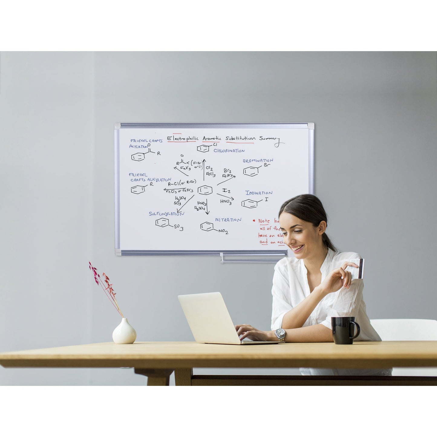 Bi-office Whiteboard New Generation Maße der Oberfläche: 150 x 100 cm (B x H) Tafel magnethaftend nicht beidseitig beschreibbar Stahl lackiert weiß