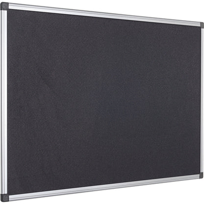 Bi-office Pinnwand Maya 120 x 120 cm (B x H) Maße der Oberfläche: 116 x 116 cm (B x H) Filz Material des Rahmens: Aluminium schwarz