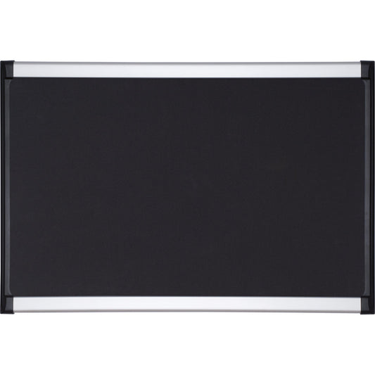 Bi-office Pinnwand Design Provision 120 x 90 cm (B x H) Maße der Oberfläche: 113,5 x 83,5 cm (B x H) Textil Material des Rahmens: Aluminium schwarz