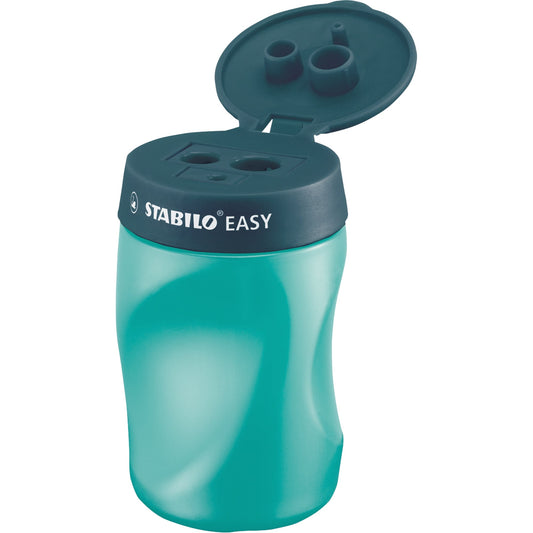 STABILO® Dosenspitzer EASYsharpener 3 und 7,5 und 10mm Kunststoff petrol transluzent