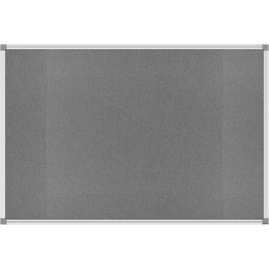 MAUL Pinnwand MAULstandard 120 x 90 cm (B x H) Maße der Oberfläche: 116,7 x 86,7 cm (B x H) Filz Material des Rahmens: Aluminium/Kunststoff grau