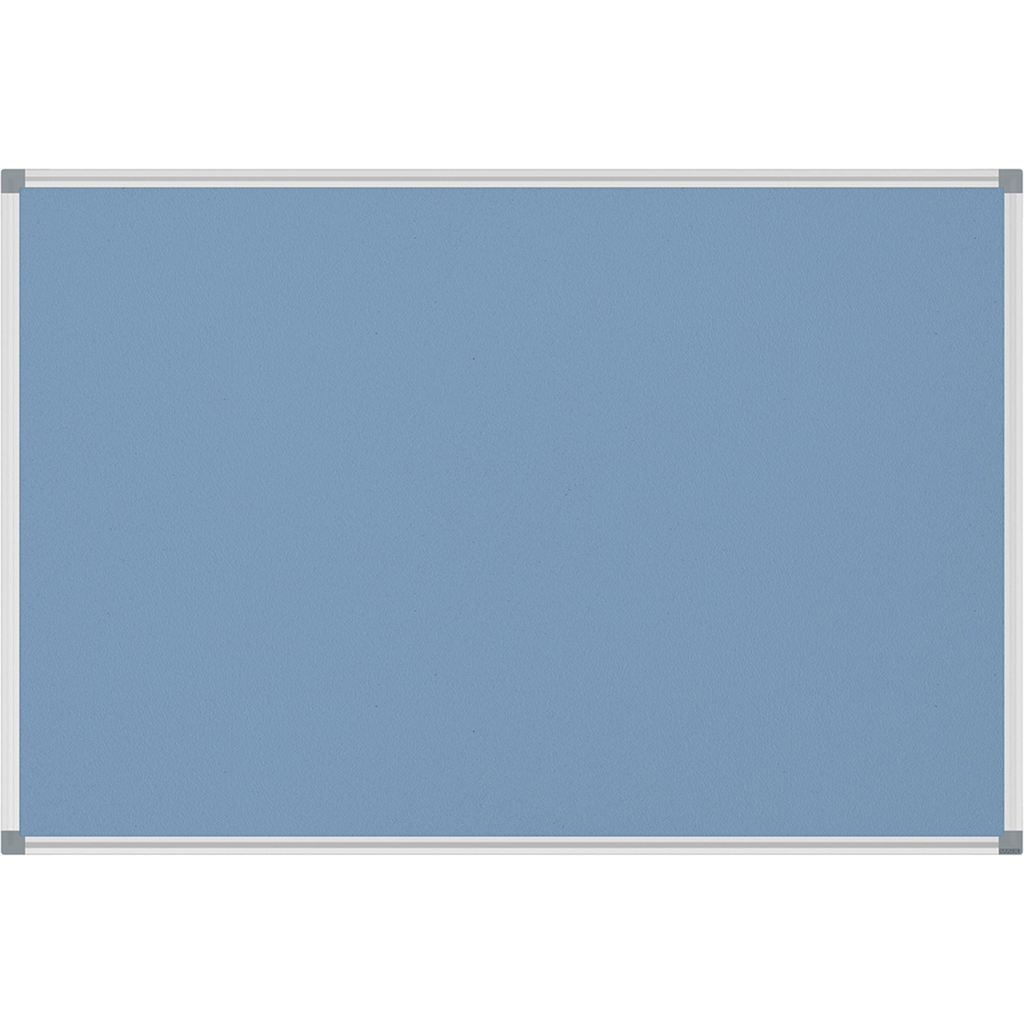 MAUL Pinnwand MAULstandard 180 x 90 cm (B x H) Maße der Oberfläche: 176,7 x 86,7 cm (B x H) Filz Material des Rahmens: Aluminium/Kunststoff hellblau