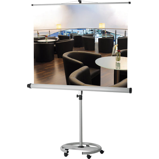 FRANKEN Mobile Stativleinwand PRO 1:1 200 x 200 cm (B x H) 1,2 Gain höhenverstellbar