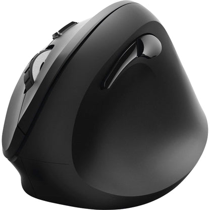 Hama Optische PC Maus EMW-500 Rechtshänder ergonomisch USB-A 10m Batterie inkl. Nano-Empfänger schwarz