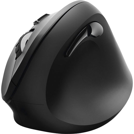 Hama Optische PC Maus EMW-500 Rechtshänder ergonomisch USB-A 10m Batterie inkl. Nano-Empfänger schwarz