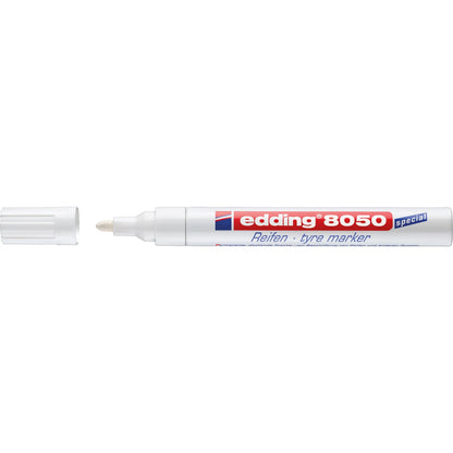 edding Reifenmarker 8050 2-4mm weiß Rundspitze