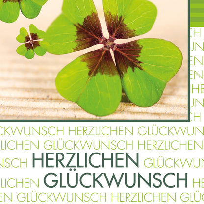 SIGEL Faltkarte Glückwunschkarte 220g/m² farbig Fortune 10 St./Pack.