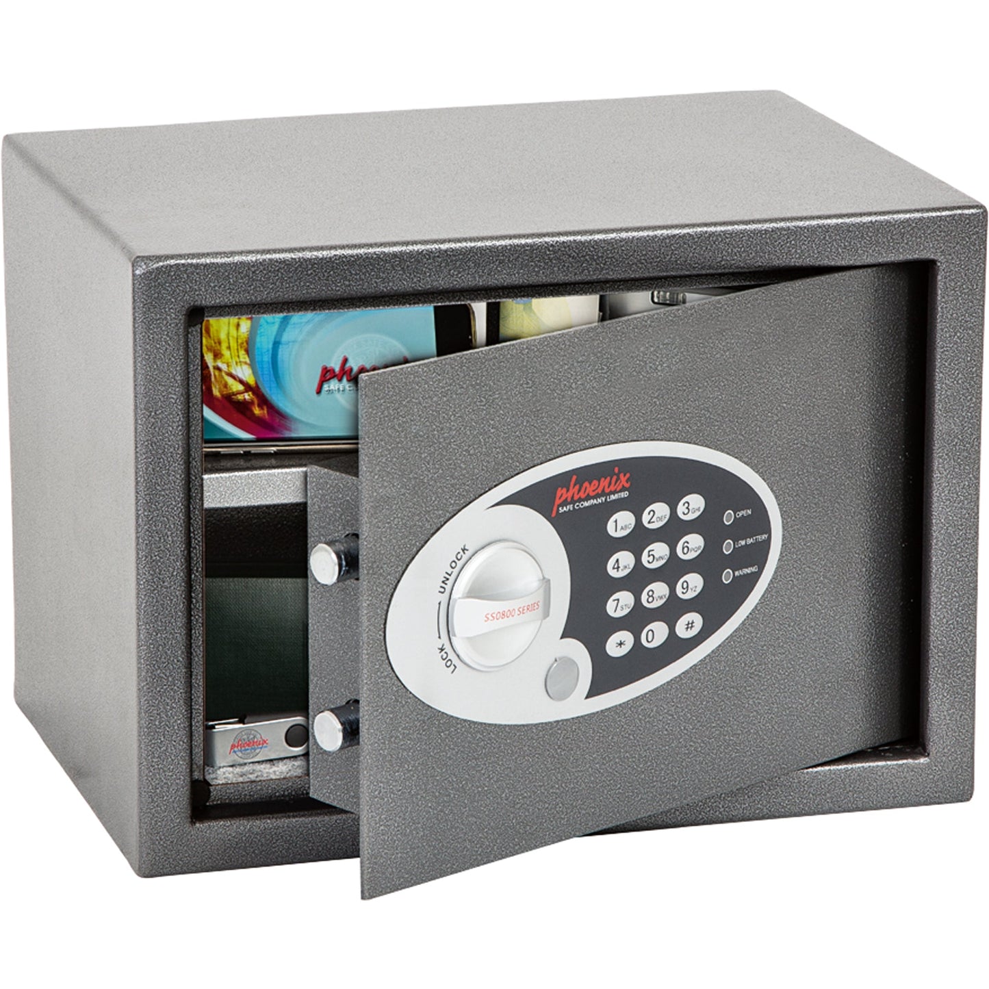 Phoenix Tresor Vela Home & Office 34 x 24 x 21 cm (B x H x T) Stahl graphitgrau