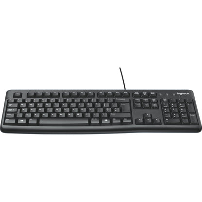 Logitech Tastatur K120 Windows® universell USB-A schwarz
