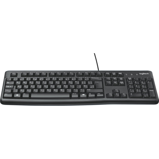 Logitech Tastatur K120 Windows® universell USB-A schwarz