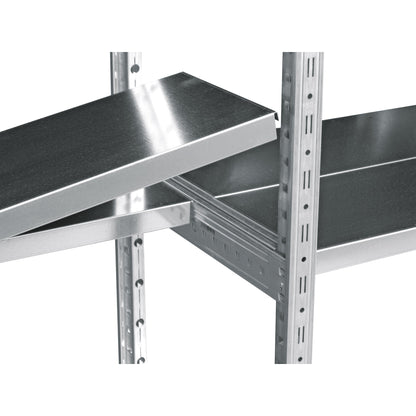 SCHOLZ Anbauregal M100 1.000 x 2.280 x 500 mm (B x H x T) 6 Fachböden 170kg Stahl