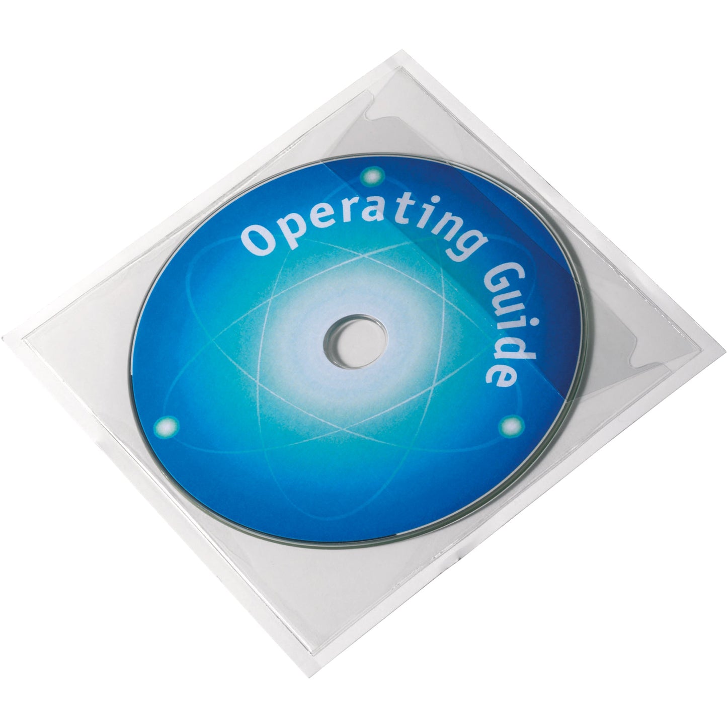 DURABLE Selbstklebetasche POCKETFIX® CD/DVD 12,7 x 12,7 cm (B x H) Polypropylen transparent 100 St./Pack.