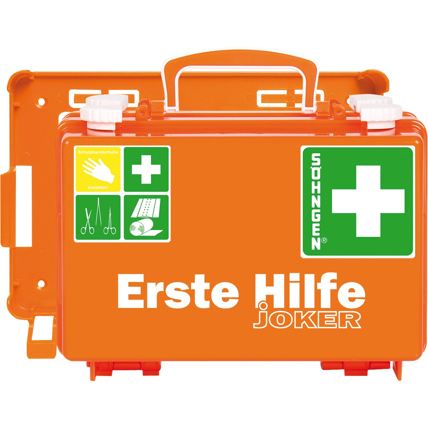 SÖHNGEN® Erste Hilfe Koffer QUICK-CD JOKER ca. 26 x 17 x 17 cm (B x H x T) DIN 13157 orange