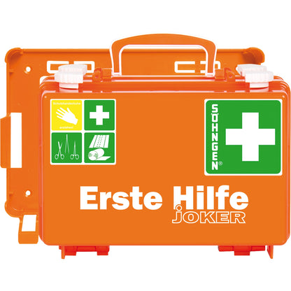 SÖHNGEN® Erste Hilfe Koffer QUICK-CD JOKER ca. 26 x 17 x 17 cm (B x H x T) DIN 13157 orange
