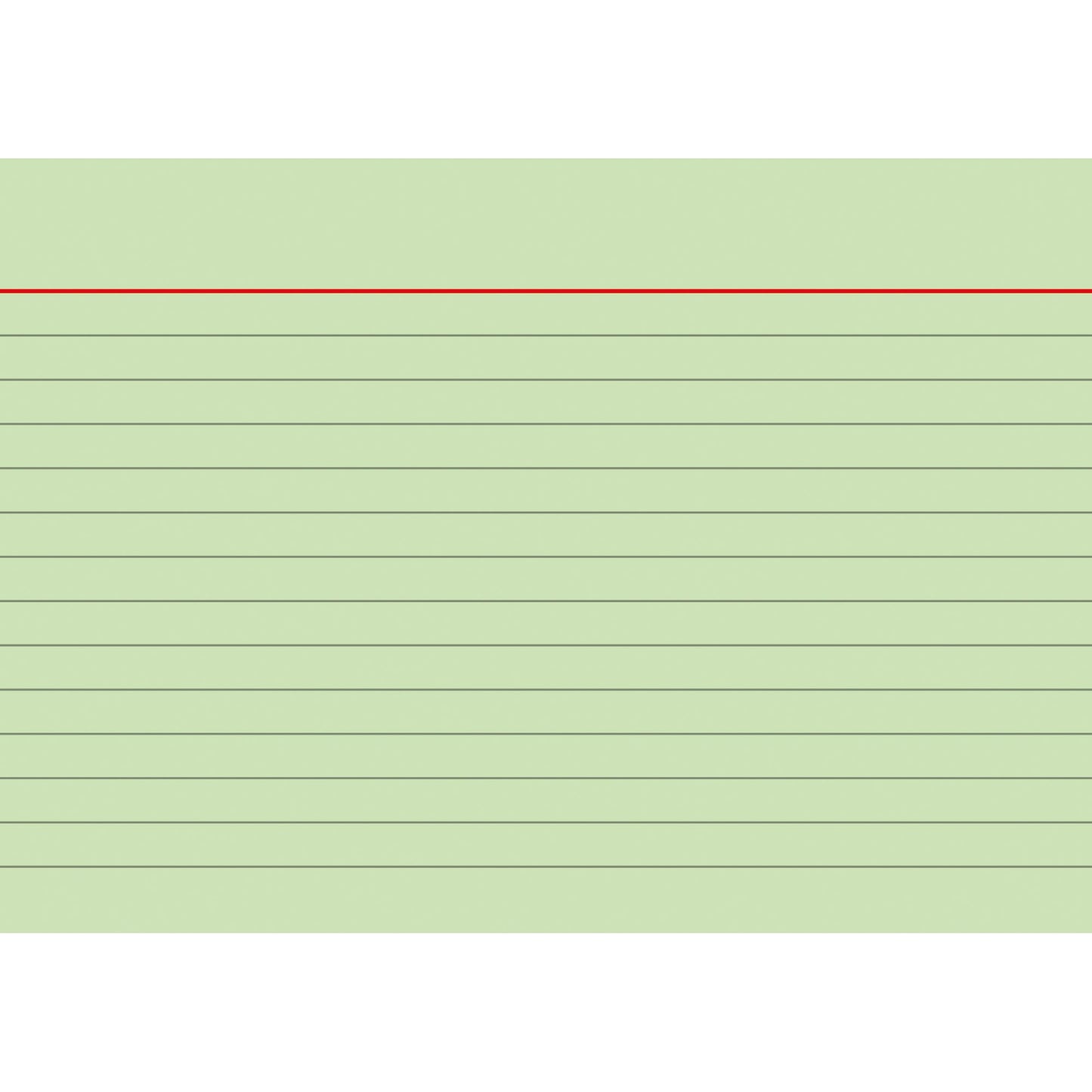 BRUNNEN Karteikarte DIN A6 quer liniert grün 100 St./Pack.