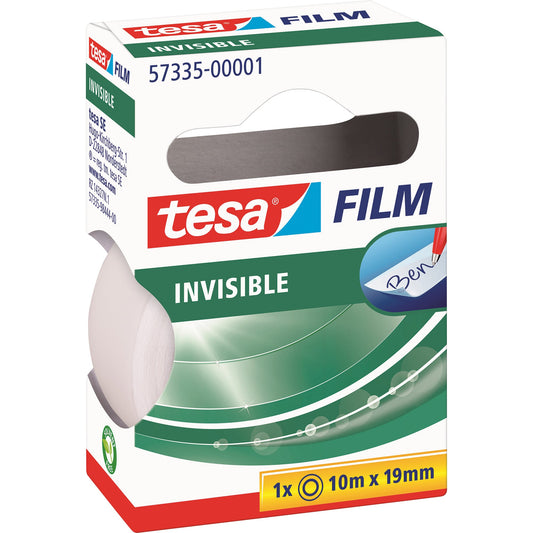 tesa® Klebefilm tesafilm® invisible 19 mm x 10 m (B x L) einseitig klebend ohne Lösungsmittel Polypropylen matt-unsichtbar