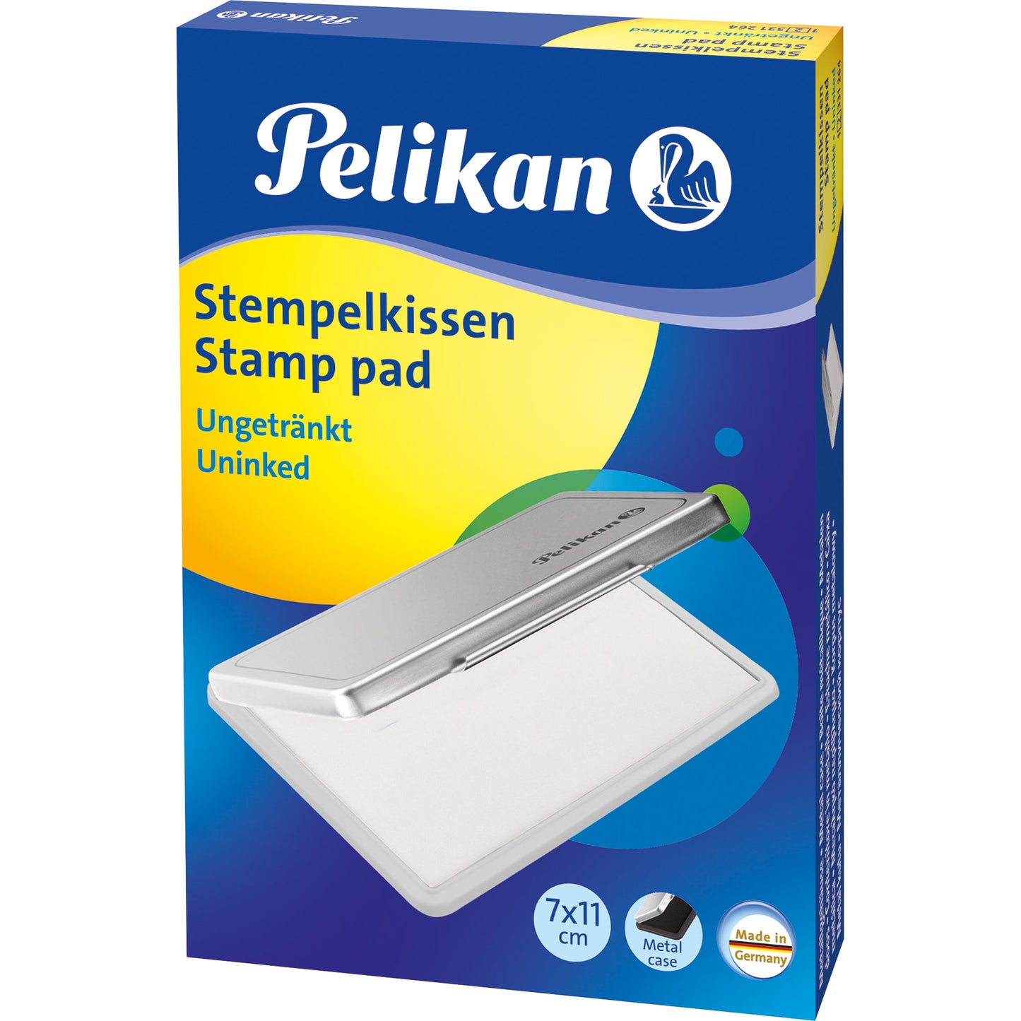 Pelikan Stempelkissen 2 Gummistempel, Polymerstempel 110 x 70 mm (B x H)