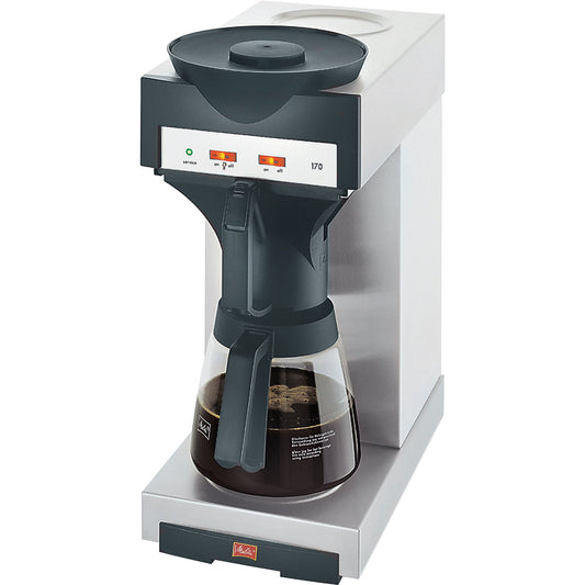 Melitta Kaffeemaschine 170 M 21 x 46,3 x 42 cm (B x H x T) Filtersystem Glaskanne 14 Tassen