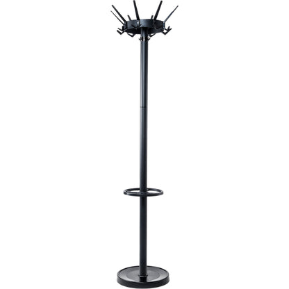 MAUL Garderobenständer MAULcaligo 46 x 175,2 cm (Ø x H) Stahl, pulverbeschichtet schwarz matt