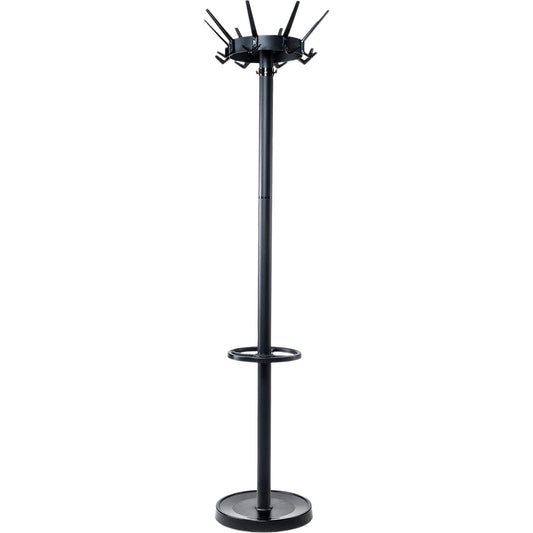 MAUL Garderobenständer MAULcaligo 46 x 175,2 cm (Ø x H) Stahl, pulverbeschichtet schwarz matt