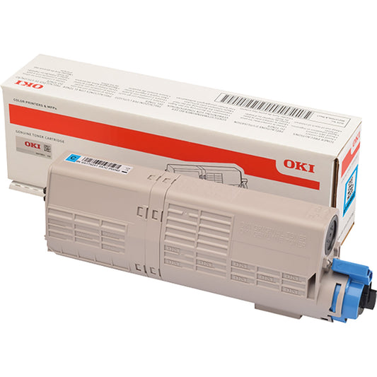 OKI Toner Originalzubehör 46490607 ca. 6.000 Seiten cyan