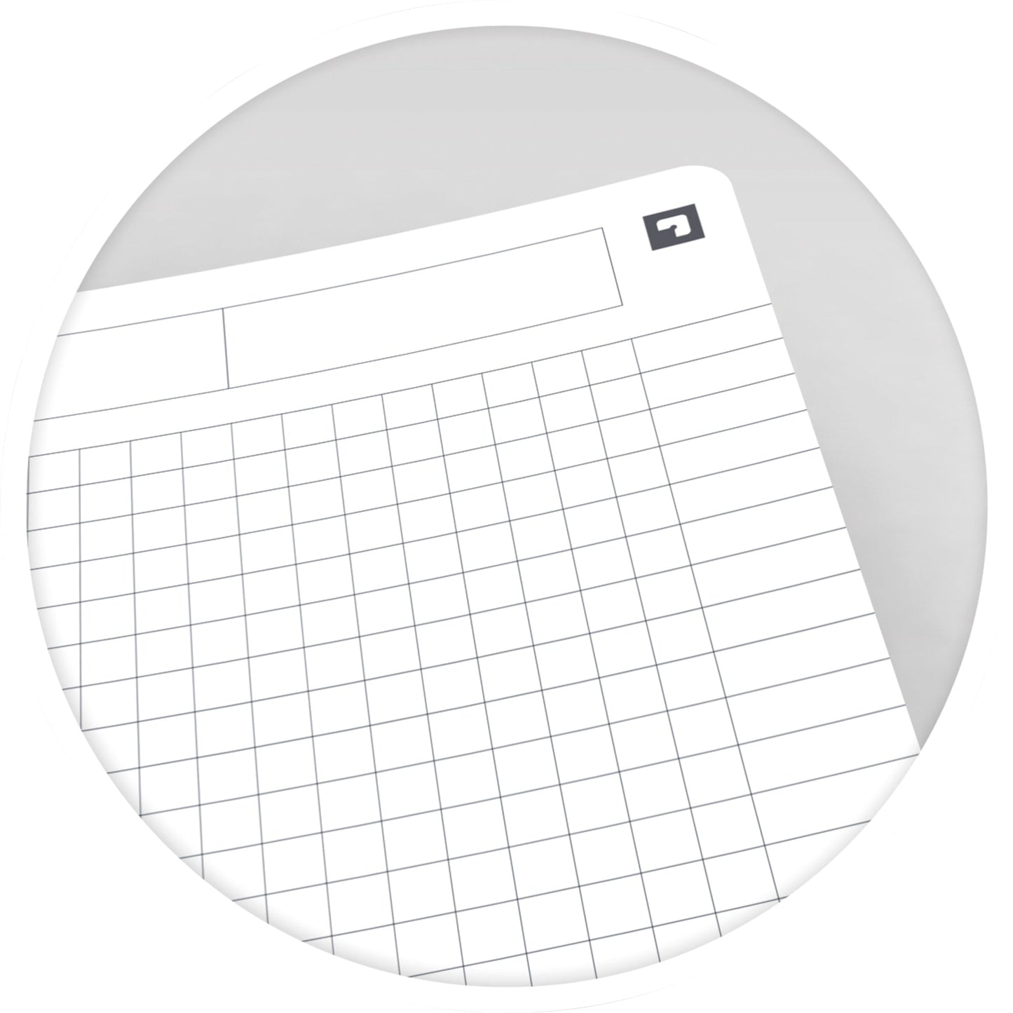 Oxford Collegeblock International Notebook DIN A4+ kariert Karton grau/orange/rot 80 Bl.