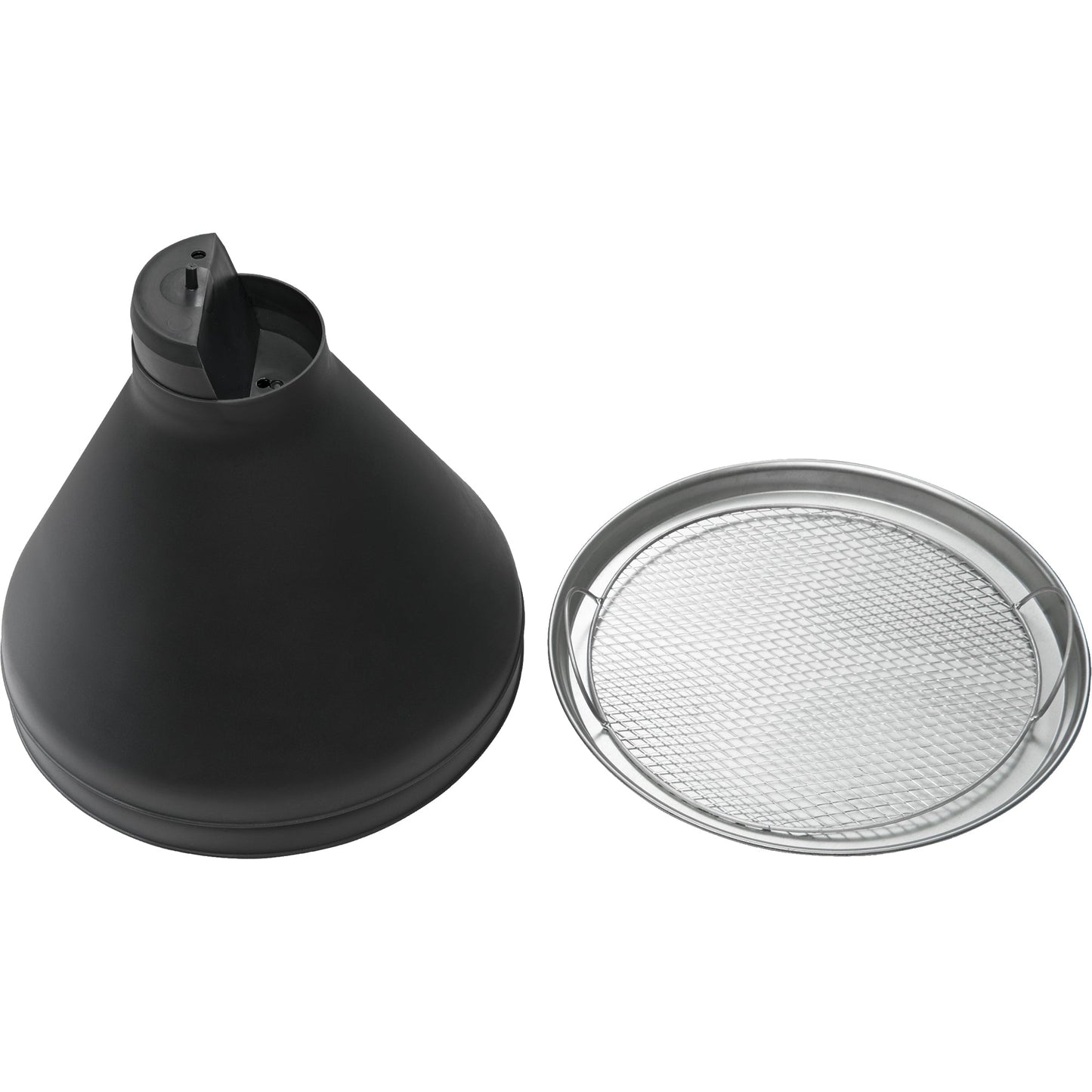 APS Standascher DIABOLO 40 x 60 cm (Ø x H) inkl. 1,5 kg Sand Polypropylen/Metall, verzinkt schwarz