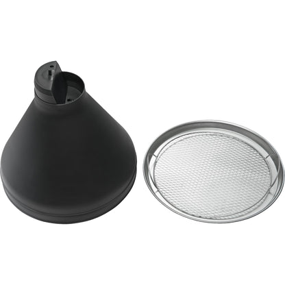 APS Standascher DIABOLO 40 x 60 cm (Ø x H) inkl. 1,5 kg Sand Polypropylen/Metall, verzinkt schwarz