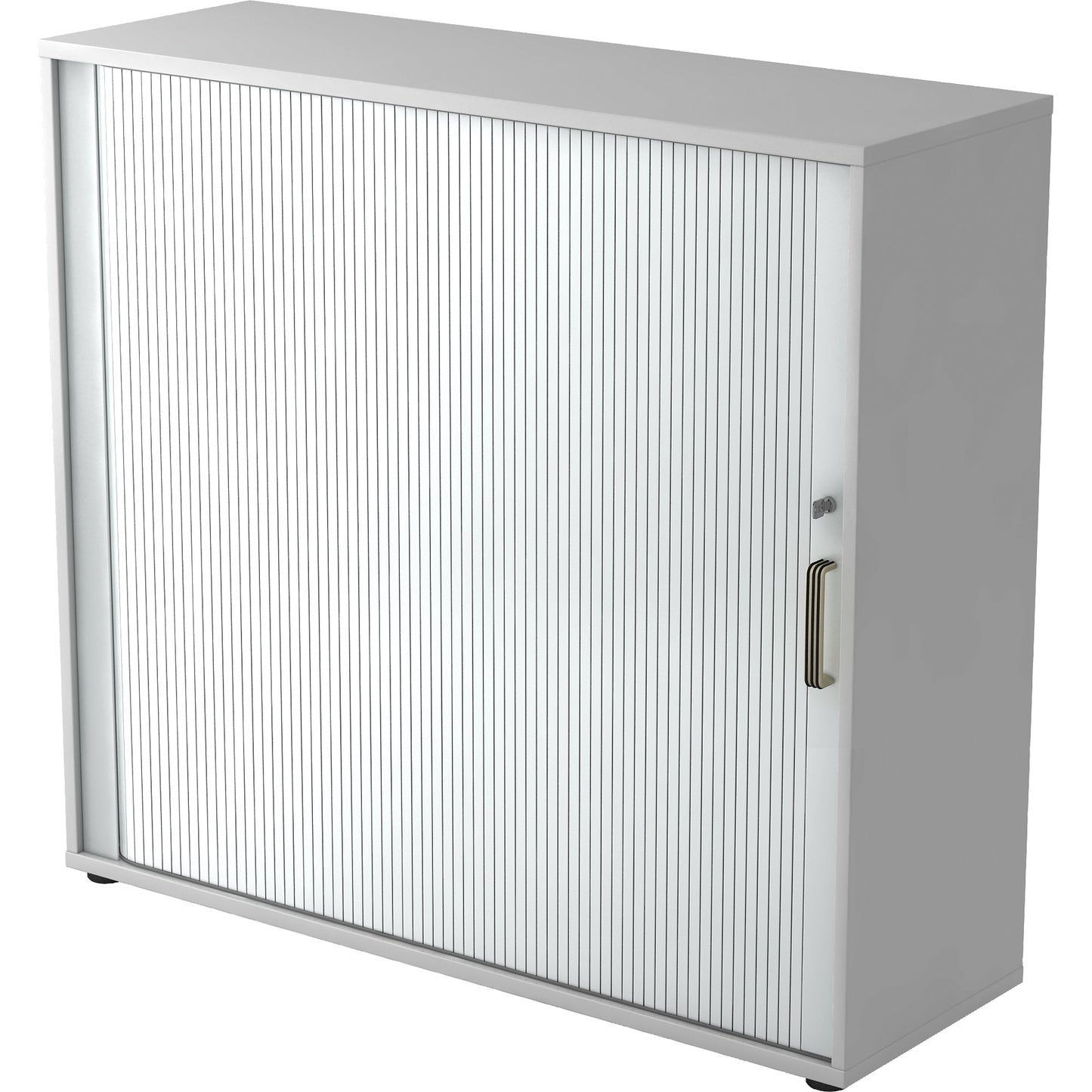 Hammerbacher Rollladenschrank 1.200 x 1.100 x 400 mm (B x H x T) silber grau