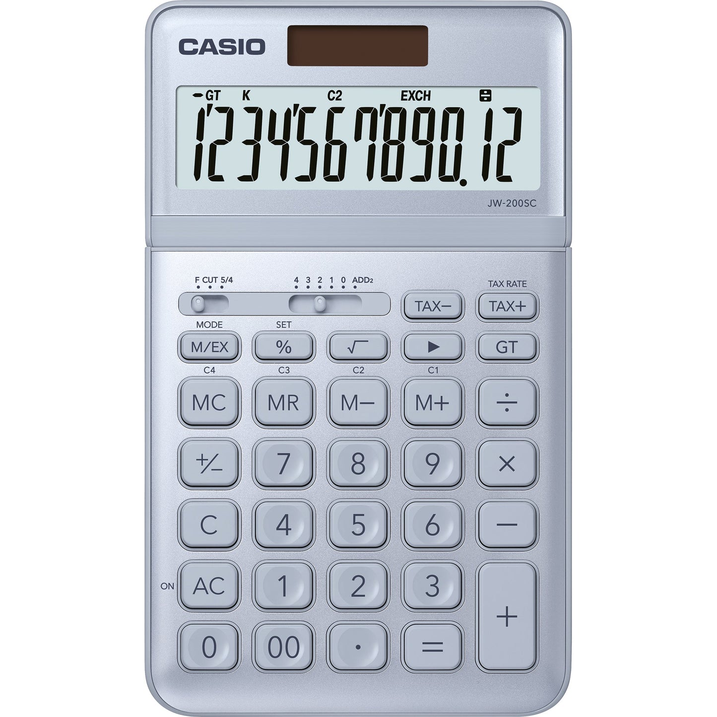CASIO Tischrechner JW-200SC-BU blau