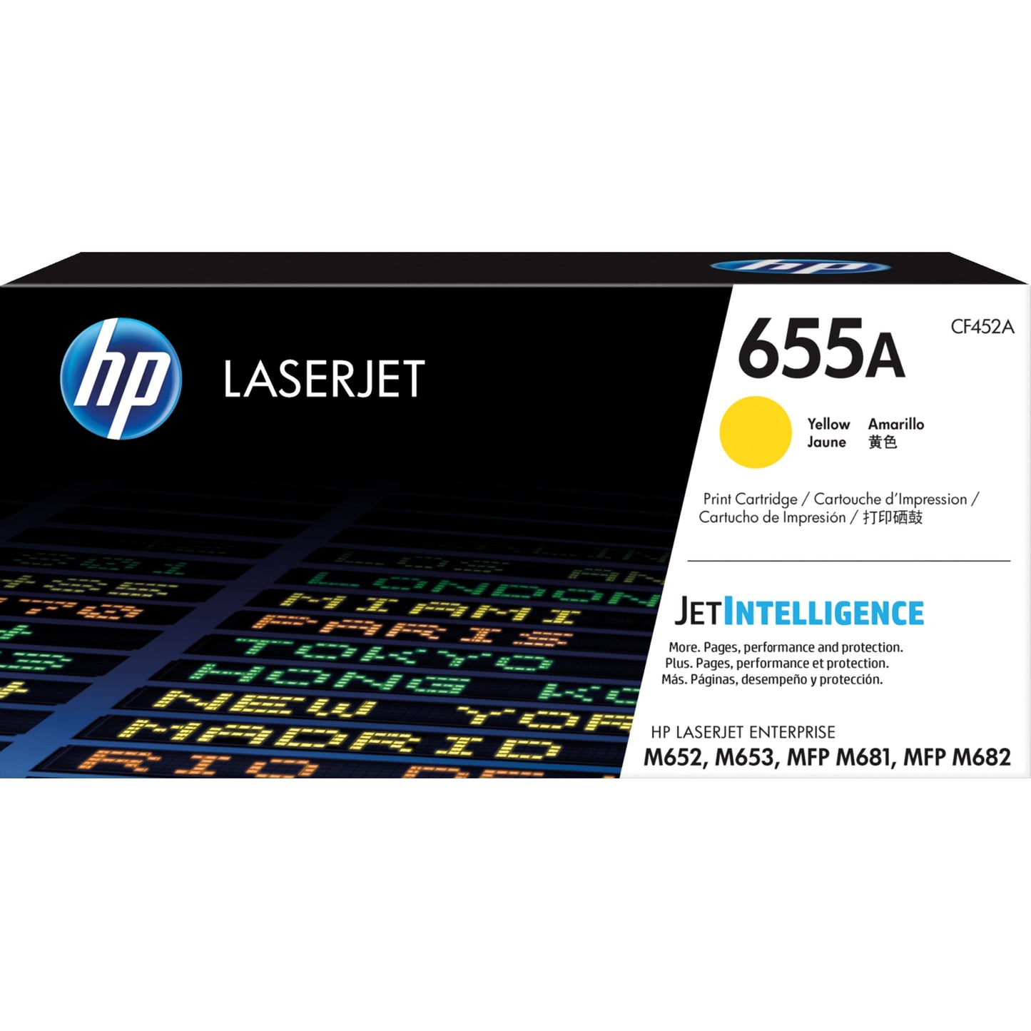 HP Toner Originalzubehör 655A ca. 10.500 Seiten gelb
