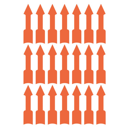 Avery Zweckform Hinweisetikett 39 x 9 mm (B x H) Papier leuchtorange 63 Etik./Pack.