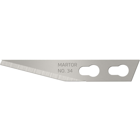 MARTOR Ersatzklinge Skalpell Nr. 34 5,7 x 36,5 mm (B x L) Stahl 10 St./Pack.
