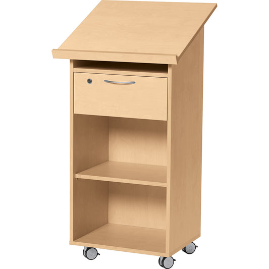 Stehpult Laudatus 600 x 538 mm (B x T) Holz buche