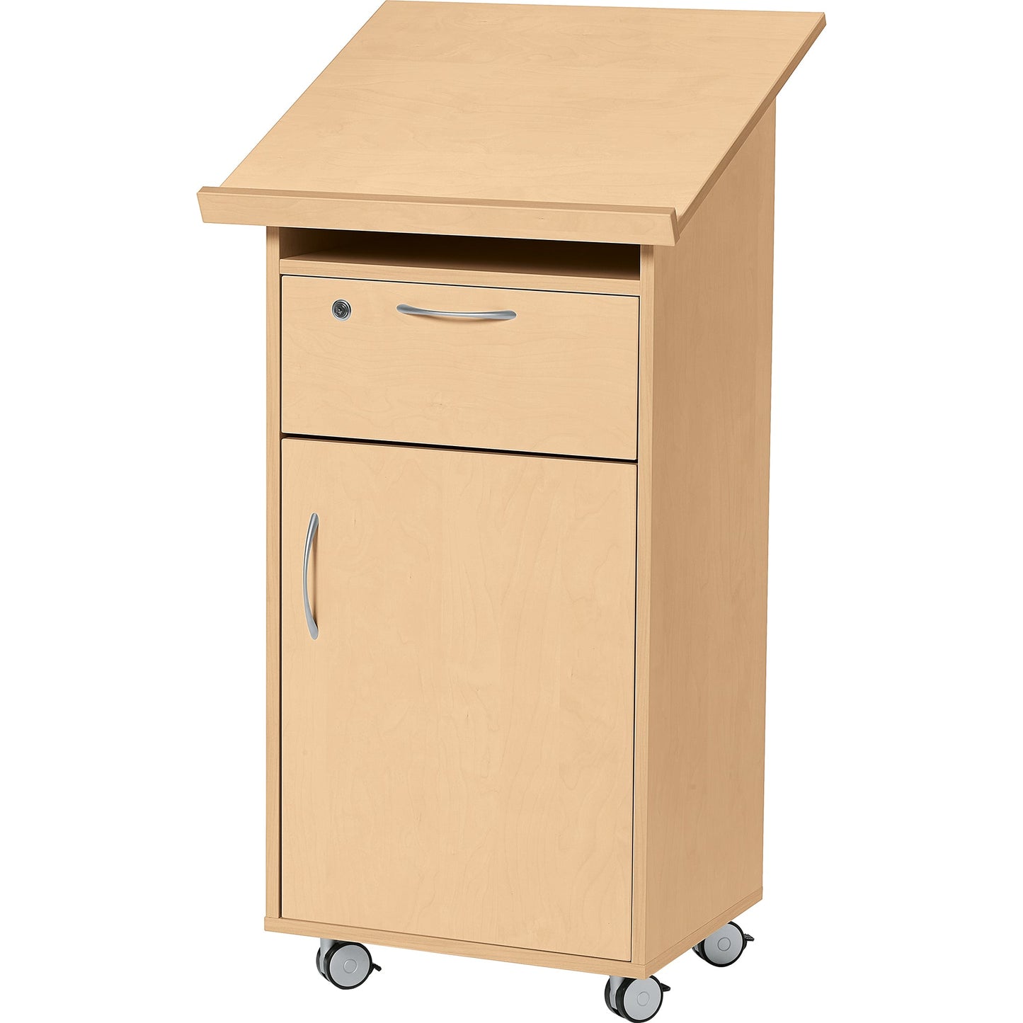 Stehpult Laudatus 600 x 538 mm (B x T) Holz buche