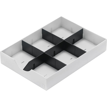 styro Schublade styrodoc 23 x 5,3 x 32 cm (B x H x T) geschlossen inkl. 1 Längststeg, 2 Querstege Polystyrol weiß