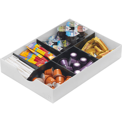 styro Schublade styrodoc 23 x 5,3 x 32 cm (B x H x T) geschlossen inkl. 1 Längststeg, 2 Querstege Polystyrol weiß