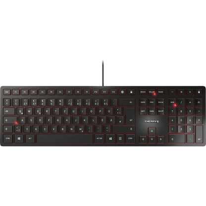 CHERRY Tastatur KC 6000 SLIM Windows®, Mac universell USB-A schwarz