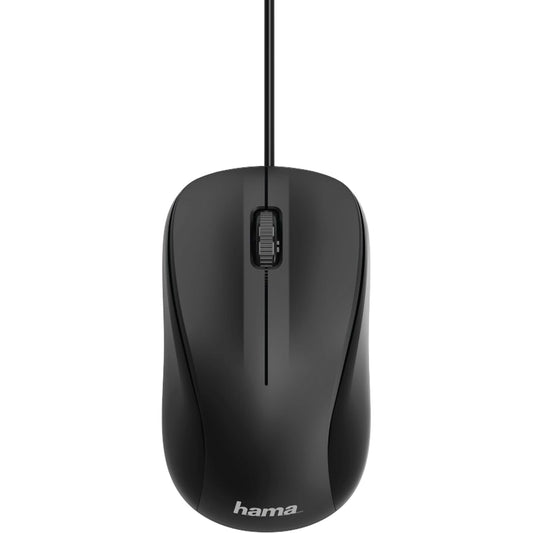 Hama Optische PC Maus MC-300 Links- und Rechtshänder USB-A schwarz