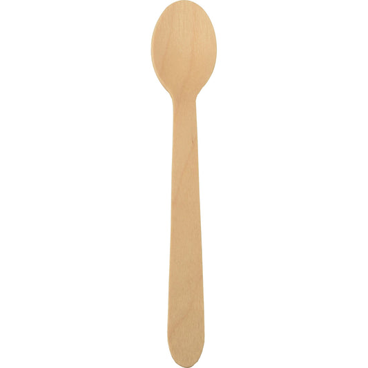 PAPSTAR Kaffeelöffel pure Einweg 11cm Holz braun 100 St./Pack.