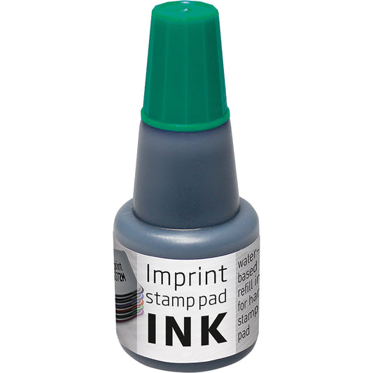 Stempelfarbe Stempelkissen Imprint grün Kunststoffflasche 24ml