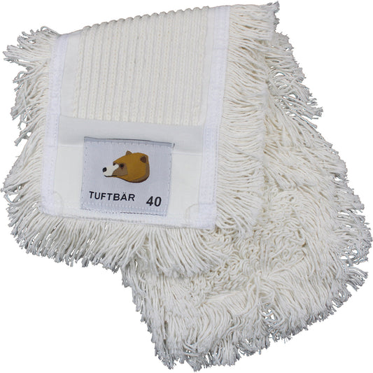 Wischmopp Tuftbär 50 % Baumwolle, 50 % Polyester weiß