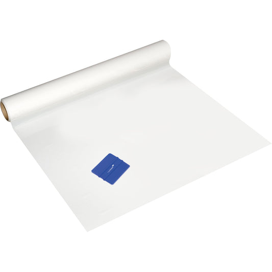 Legamaster Whiteboardfolie WRAP-UP 1.200 x 101 cm (B x H) 650µm blanko inkl. Rakel Polypropylen weiß