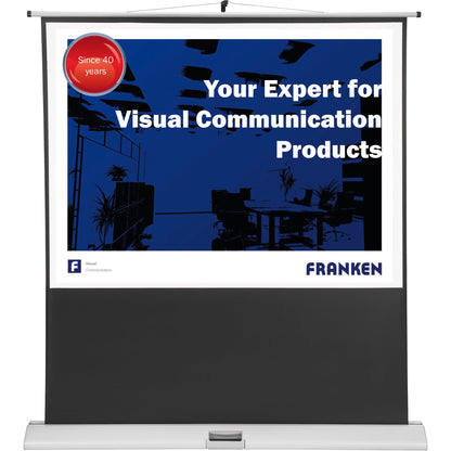 FRANKEN Stativleinwand X-tra!Line 4:3 12,6kg weiß