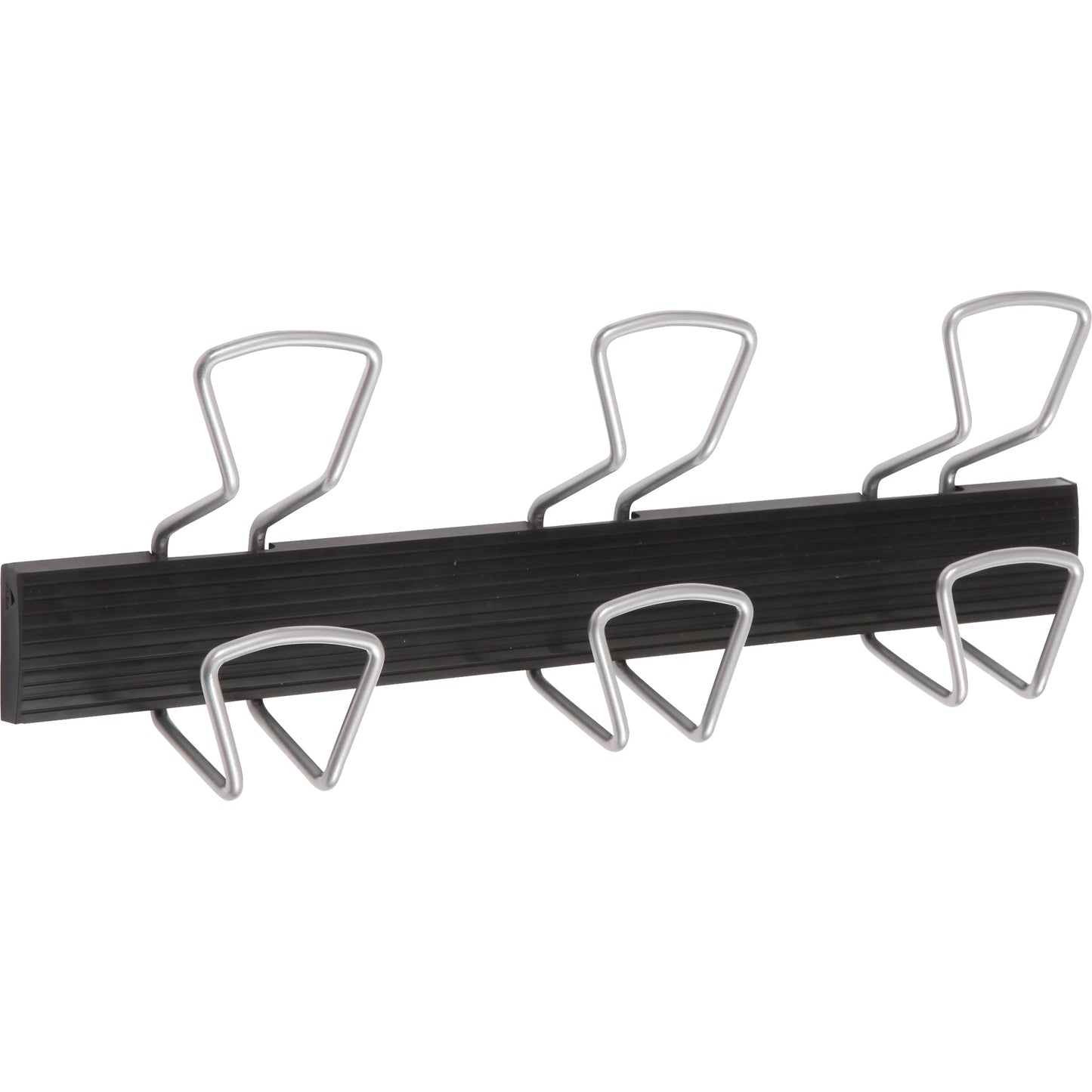 ALBA Wandgarderobe 460 x 164 x 75 mm (B x H x T) 6 Haken Kunststoff schwarz